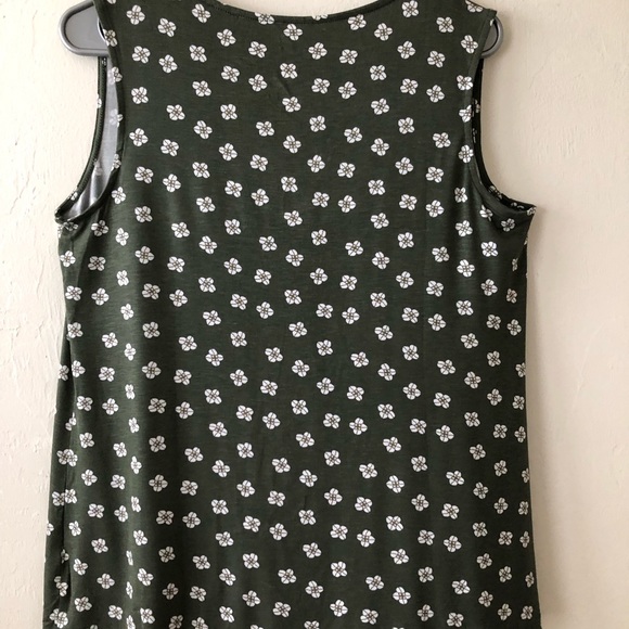 Womens CROFT & BARROW Semi Loose Sleeveless Top Size 5X Stretch New - Picture 5 of 9